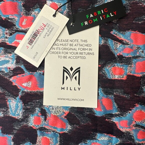 NWT Milly women’s Colorful Abstract Skirt sz 2 - Picture 3 of 4